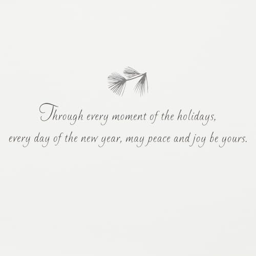 Hallmark 40-Card Holiday Greeting Set: Festive Greenery with Gold Foil Envelopes
