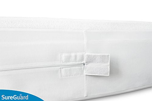 Twin Mattress Encasement 9-12 Inch Deep Waterproof Bed Bug Proof Hypoallergenic Zippered Cover