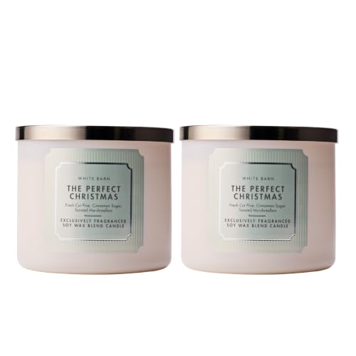Bath & Body Works 3-Wick Candle, The Perfect Christmas Scent, 2 Pack