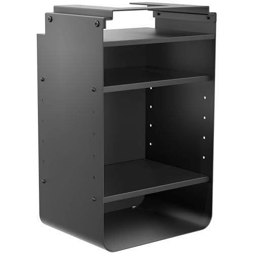 VIVO Under Desk Storage Cabinet with 4 Shelves, Steel Office Organizer