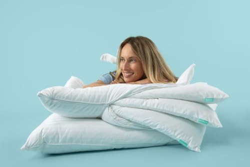 EverSnug Adjustable Luxury King Pillow Set - Cooling 3-Layer Down Alternative