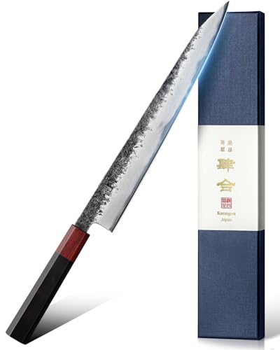 Japanese Carving Knife 27cm AUS-8 Steel Sujihiki for Sushi & Meat