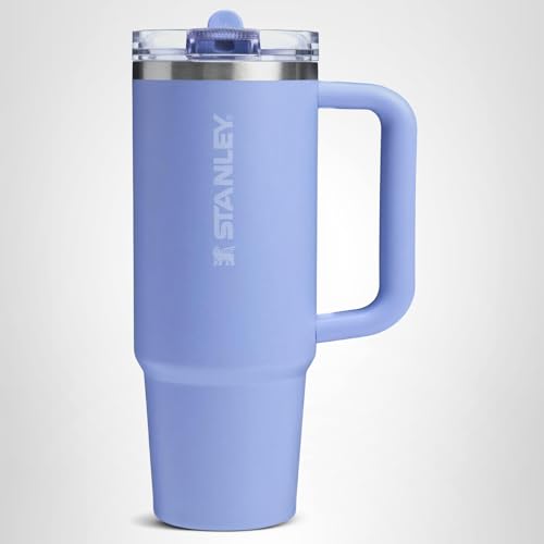 STANLEY Quencher ProTour Flip Straw Tumbler with Leakproof Lid 30 oz | Built-in Straw and Handle | Cup Holder Compatible for Travel | insulated Stainless Steel Cup | BPA-Free | Hydrangea