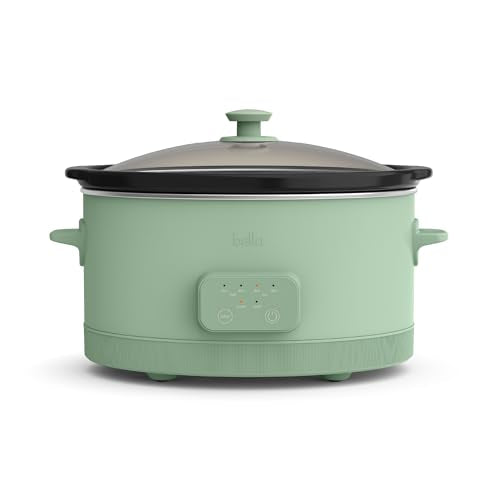 6 Qt Programmable Slow Cooker - Seaglass Non-Toxic Ceramic Coating