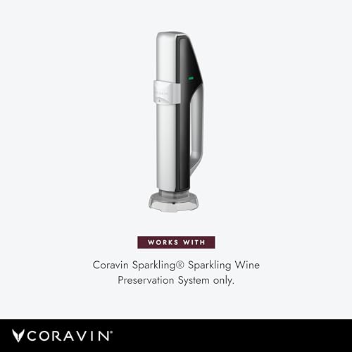 Sparkling Wine Stopper Set - Preserves Champagne & Sparkling Wines - 3 in / 7.6 cm - Compatible with Coravin System