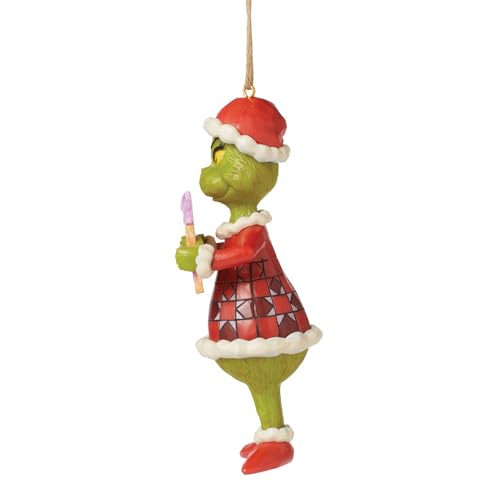 Grinch Christmas Ornament by Jim Shore – Enesco Hand Painted Hanging Decor, 5 Inch