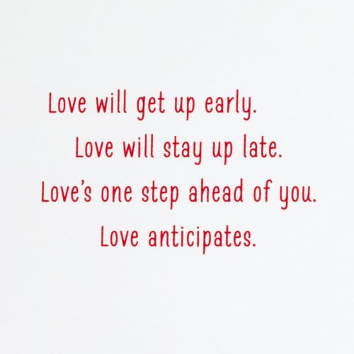 Love Is What We Do Christmas Card with Envelope - Hallmark Romantic Holiday Greeting