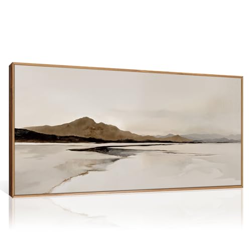 Abstract Mountain Wall Art Set - 20x40 Inch Framed Canvas with Variation: Mountain Wall Art