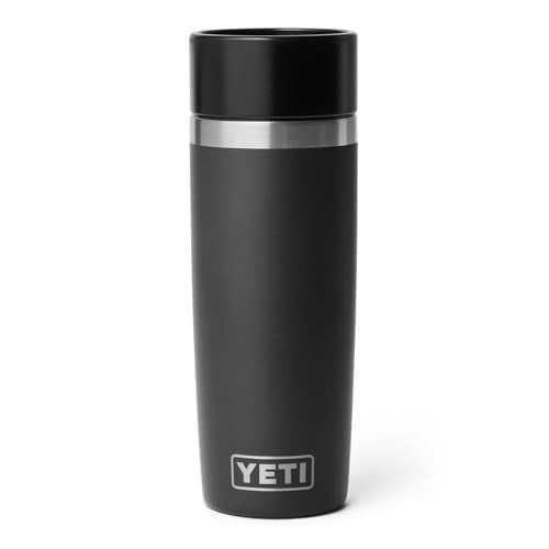16 oz Travel Bottle - Stainless Steel Vacuum Insulated with Leakproof Cap - Black