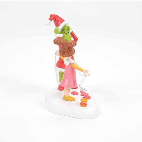 Department 56 Dr. Seuss Grinch Village Santy Suit Figurine, 3.6 Inch