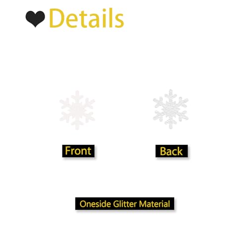 MINUET MINUTE Snowman Confetti - Blue Glitter Snowflake Table Scatters, 120 pcs Snowy Holiday Decor (Snow-Blue)
