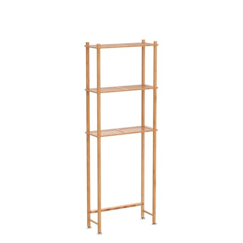 AmazerBath Natural Bamboo Over Toilet Storage Shelf 3-Tier Bathroom Organizer