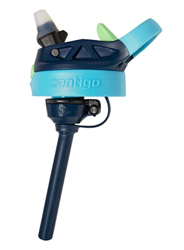 Contigo Kids Water Bottle 14oz with Redesigned AUTOSPOUT Straw 2 Pack - Blueberry & Cosmos