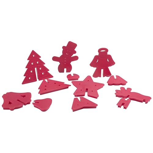 Nordic Ware Winter Series 3D Cookie Cutter Set - Holiday Shapes, 6 Standup Designs