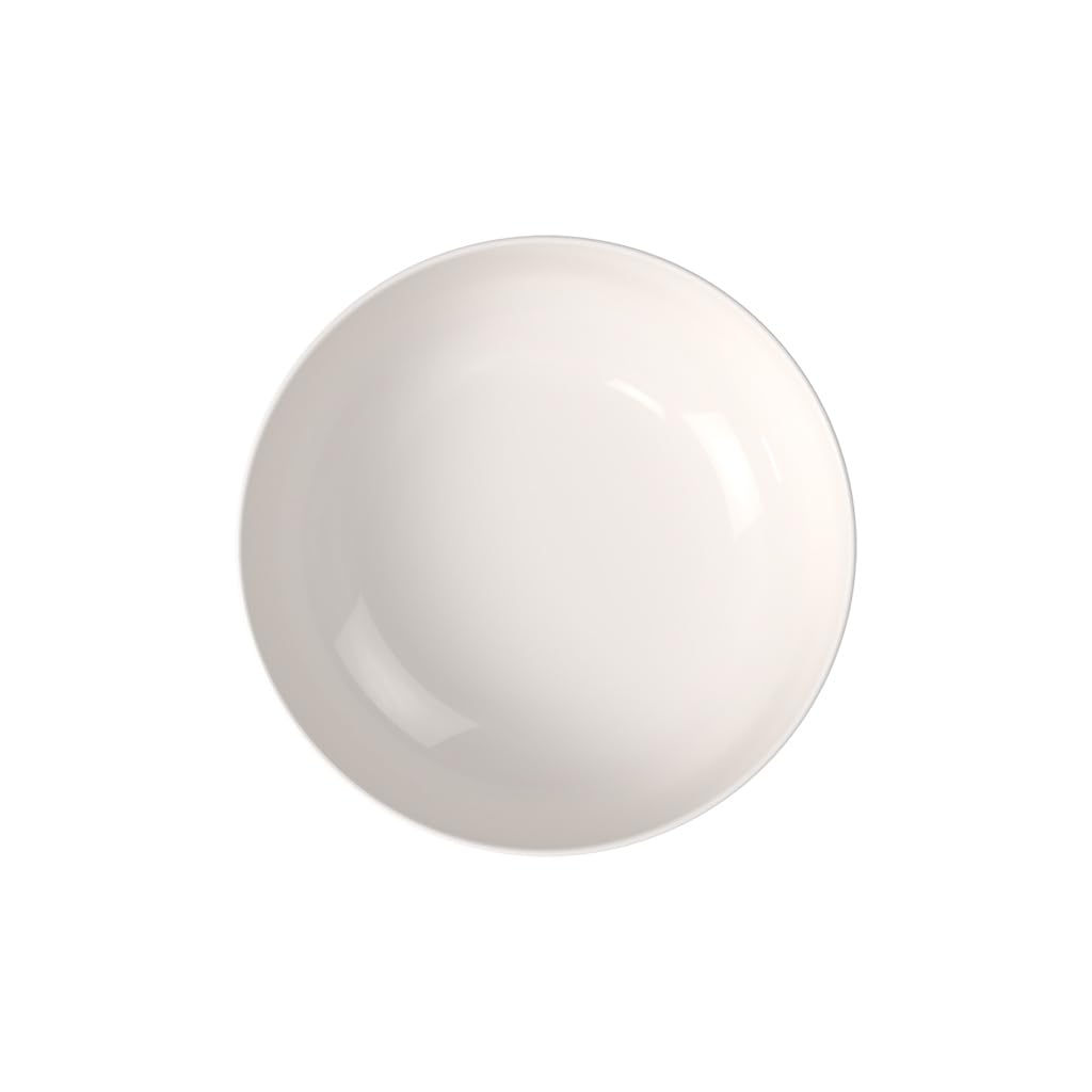 Villeroy & Boch Afina Gourmet Medium Serving Bowl, Premium Porcelain, Made in Germany, Dishwasher and Microwave Safe, 9.5 x 9.5x 3.5 in, Stackable, White