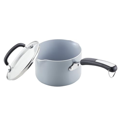 Farberware EcoAdvantage Ceramic Nonstick Cookware/Pots and Pans Set, 13 Piece - Gray