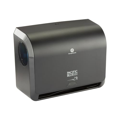 Automatic Touchless Paper Towel Dispenser for Small Spaces, Black