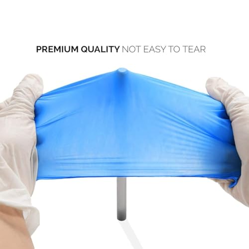 Jointown Small Vinyl Exam Gloves - Latex-Free, Powder-Free, Disposable, Blue, Case of 1,000