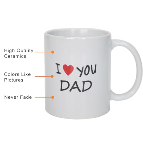 Funny 11oz Dad Coffee Mug - Perfect Father's Day Gift from Son or Daughter