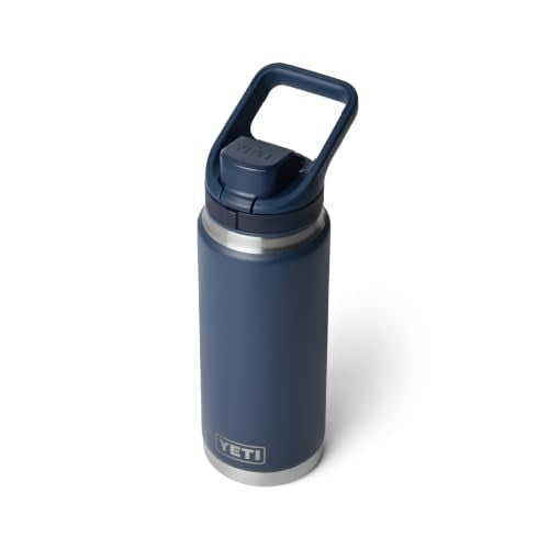 YETI Rambler 18 oz Navy Leakproof Bottle with Flip Chug Cap