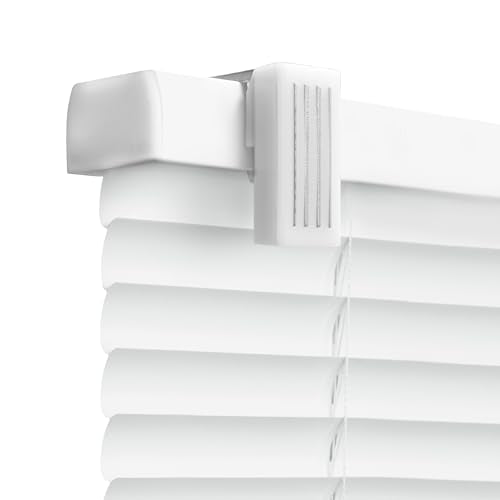 Magmount Mini Blinds - White Magnetic Door Window Coverings 25x42 in - Variation of THIS listing