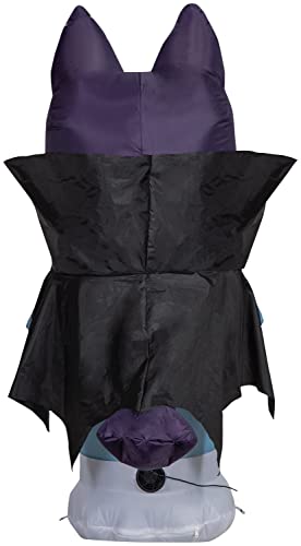 Bluey Halloween Inflatable - 3.5 Ft Lighted Vampire Yard Decoration with Jack O'Lantern & Stakes - Bluey Halloween