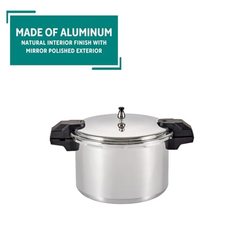 16-Quart Aluminum Pressure Cooker Canner with 5/10/15 PSI Regulator