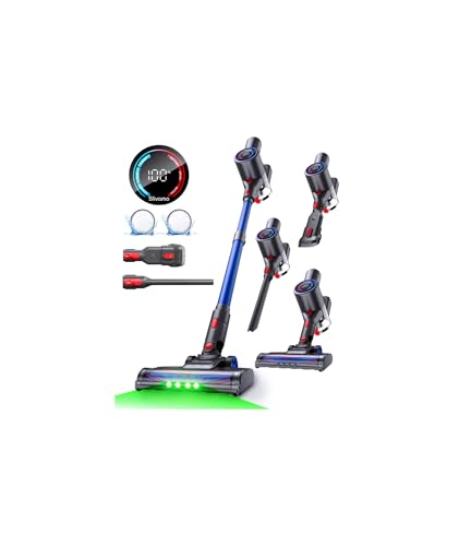 Slivamo S10 Cordless Vacuum Cleaner 40KPa 45-Minute Runtime, LED Touch Display