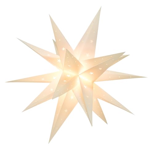GALACOVE 23'' Moravian Star Light - 18 Point Outdoor Indoor Christmas Star with Timer