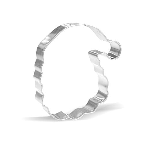 4.5 Inch Santa Face Cookie Cutter Stainless Steel for Christmas Baking