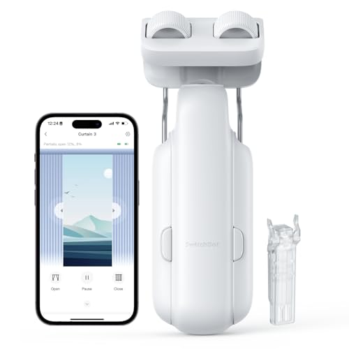 SwitchBot Automatic Curtain Opener Rod Version Bluetooth Smart Control with App & Timer