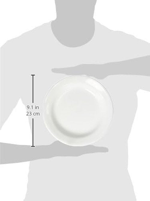 Corelle Livingware - Winter Frost Soup/Salad Bowls Set of 4 - 15oz, 8.5 Inches Diameter