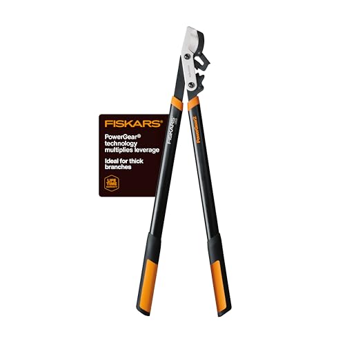Fiskars 32-Inch PowerGear2 Garden Bypass Loppers - Tree Trimmer for Branches Up to 2 Inches