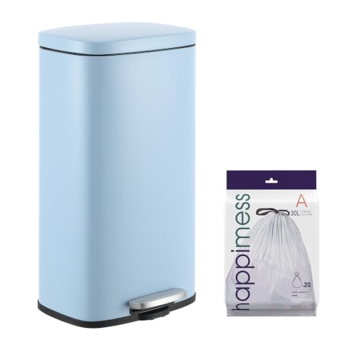 Happimess 8 Gal Soft Close Step Trash Can - Tide Pool Blue