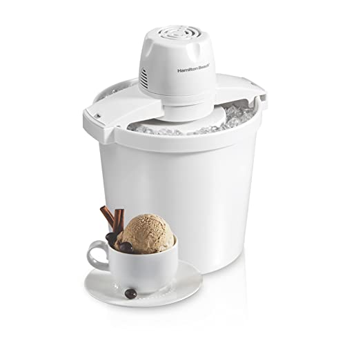 Automatic Ice Cream Maker with 4 Quart Capacity for Frozen Yogurt & Desserts