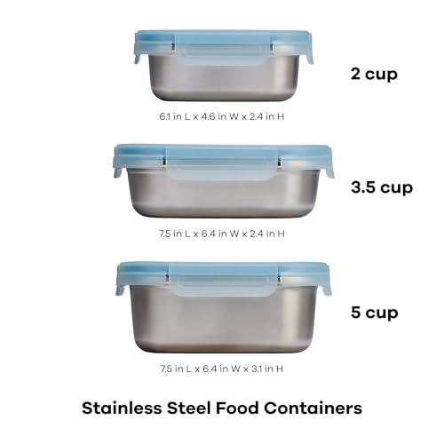 Hydro Flask 3.5 Cup Stainless Steel Food Container with Leakproof Lid - Rain