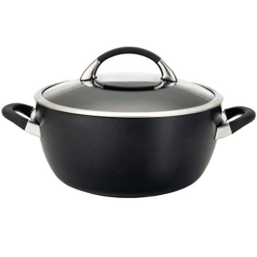 Circulon Symmetry 5.5-Quart Nonstick Casserole Pan with Lid - Induction Ready
