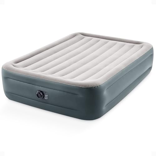 Intex Dura-Beam Plus 18-Inch Queen Air Mattress with Built-In Pump - Airbed