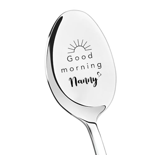 Nanny Mothers Day Gift Spoon for Grandma Nana Retirement Gifts Women