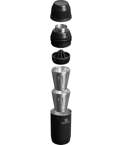 Stanley Hammertone Black 20 oz Cocktail Shaker Set with 2 Stainless Steel Cups