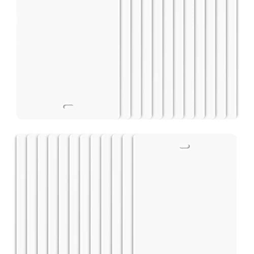 White Vertical Blinds Replacement Slats 82.5 Inch Pack of 24 for Sliding Doors & Windows