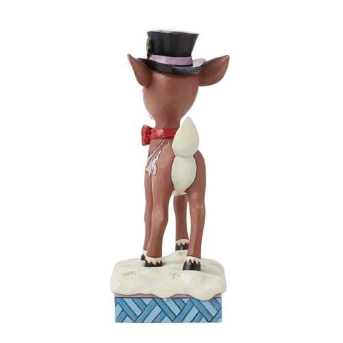 Jim Shore Rudolph Reindeer Figurine Christmas Decor 7.28 Inch