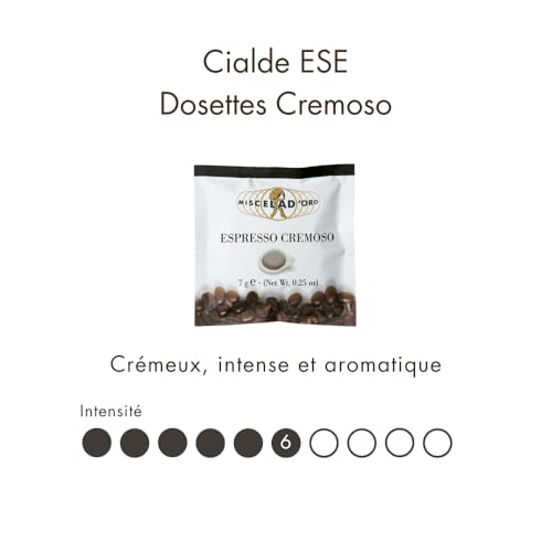Single Shot Espresso Pods Cremoso - 150 Pack for ESE Coffee Machines