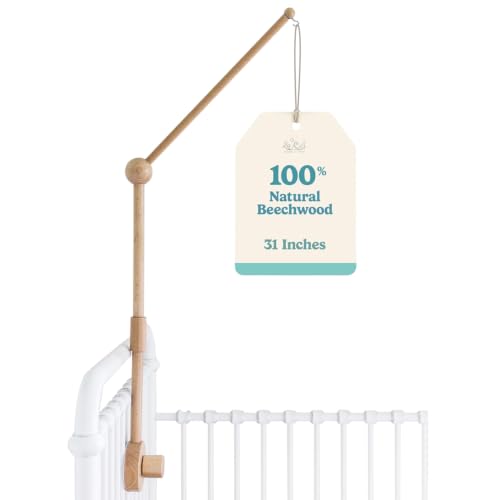 Baby Crib Mobile Arm - Beechwood Mobile Hanger for Cribs & Bassinets - 31 Inch, Variation of Mobile Holder Arm
