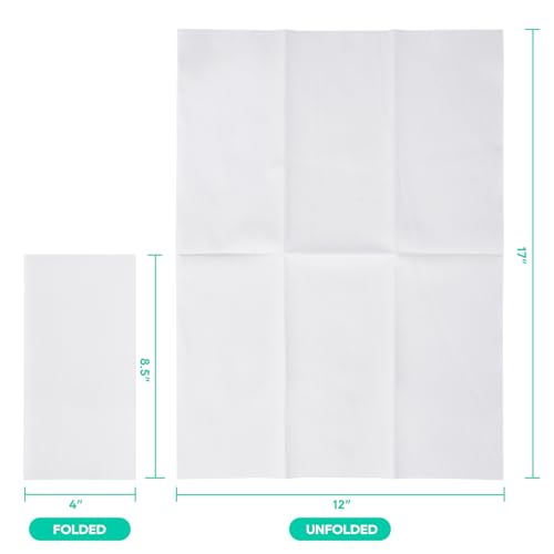 JOLLY PARTY 420 Pack Disposable Hand Towels - Soft & Absorbent Guest Towels for Bathroom & Events