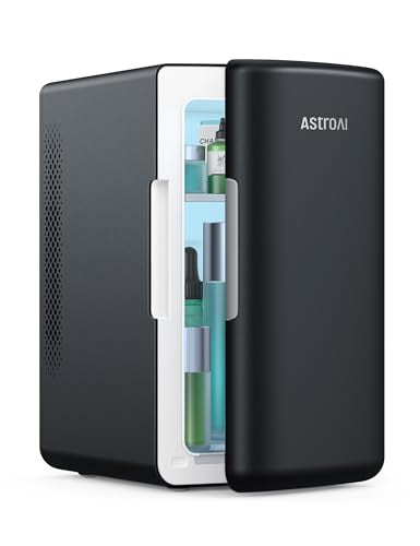 AstroAI 2.0 Gen 6L Mini Fridge Grey - Cooler & Warmer, 8 Cans Capacity, 110V AC/12V DC