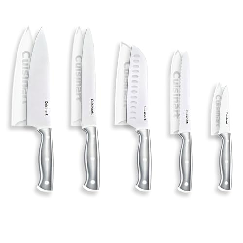 Cuisinart Classic ColorCore 10-Piece Kitchen Knife Set with Blade Guards