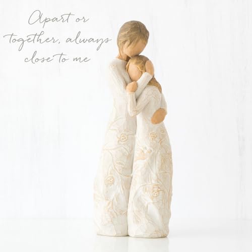 Willow Tree Mother Daughter Figurine - Hand-Painted Resin Sculpture Gift