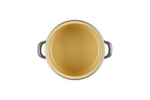 Le Creuset Enamel on Steel Petite Stockpot - 3.8 Qt. Oyster Variation