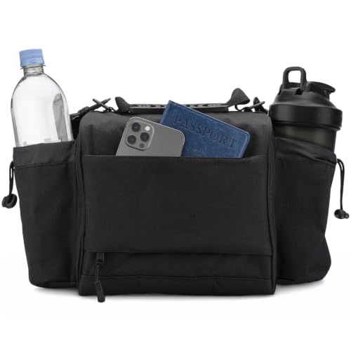 Hydra Cup 10-Piece Insulated Lunch Box with Meal Prep Containers - Black
